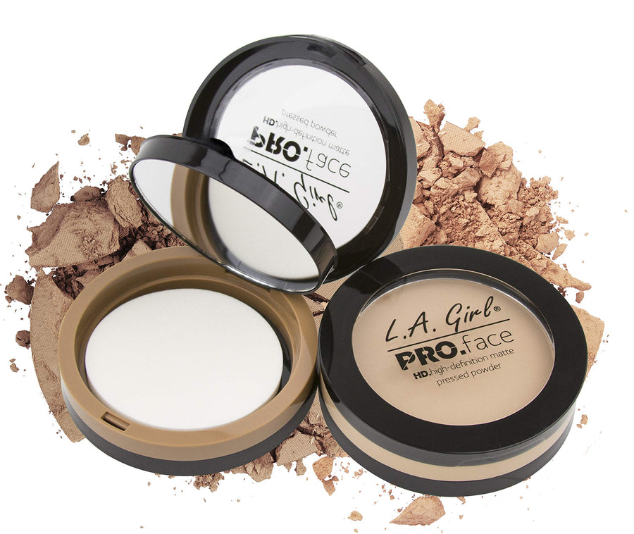 L.A. Girl PRO.face Chestnut pressed powder pack of three