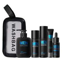 LAIKOU Men Skincare Set — Cleanser, Toner, Lotion, Eye Cream, Serum Gift Kit