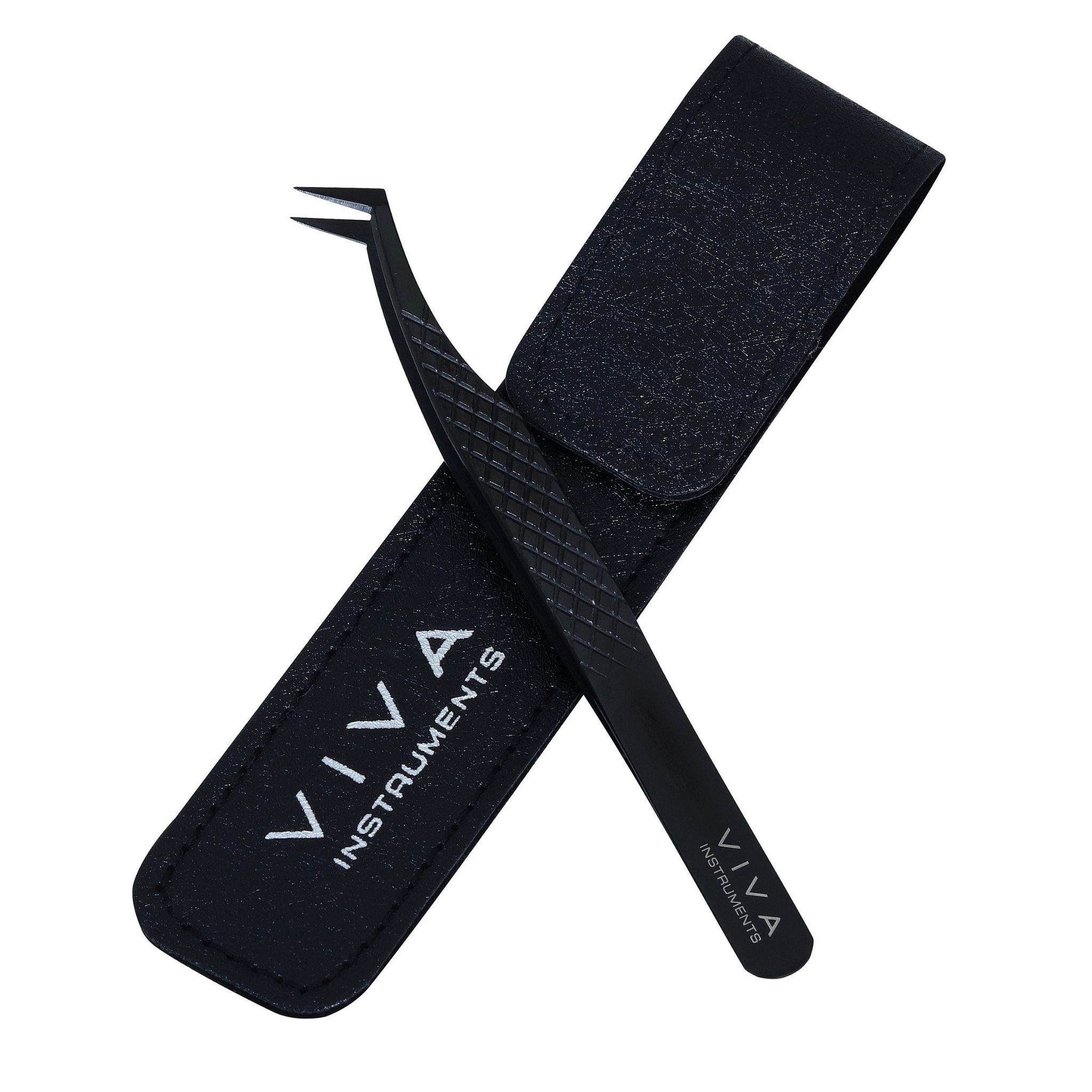 Eyelash Tweezer - 45 Degree - Black