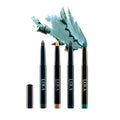 Set of Lola lip pencils with color swatch on a white background