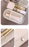 Rose pink makeup brush case compact dimensions
