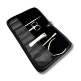 Silver Manicure Nail Tool Kit - 5 Pieces
