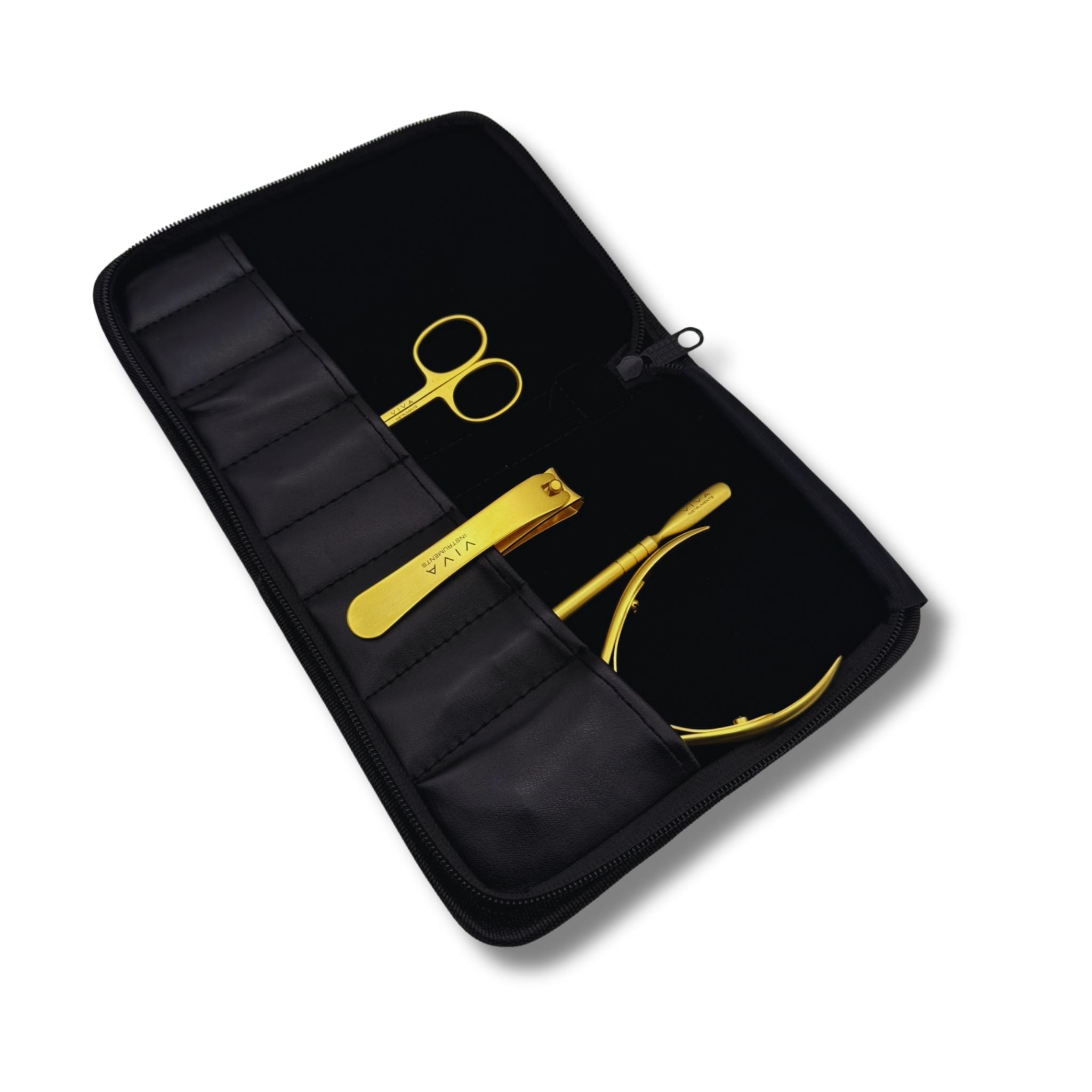 Manicure Tool Kit - 4 Pieces Gold