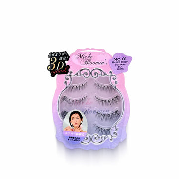 Miche Bloomin' 3D Hybrid Lashes No.01 four pairs