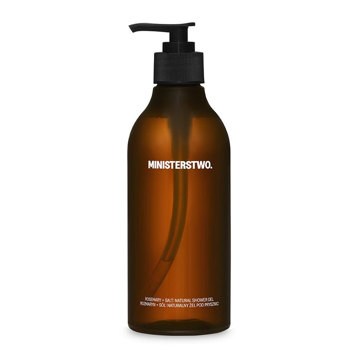 Ministerstwo Rosemary + Salt Shower Gel 400ml pump bottle