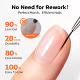 Apex shaping example with Modelones clear builder gel