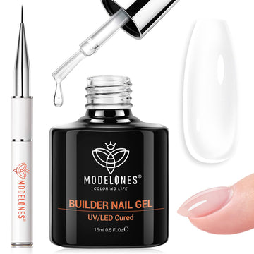 Modelones 7-in-1 clear builder gel 15ml bottle