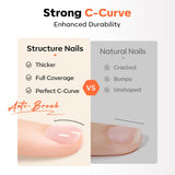 Detachable 9mm liner brush for Modelones clear builder gel