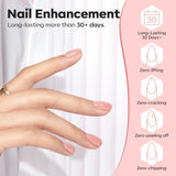 Modelones Builder Nail Gel with Dehydrator & Primer – 3-Piece 10ml Nude Pink Thickening Set