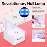 Modelones nail tip clipper included in almond kit