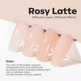 Neutral nude colour coverage using Modelones builder gel