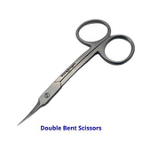 Viva Instruments 9.5cm Double Bent Cuticle Scissors