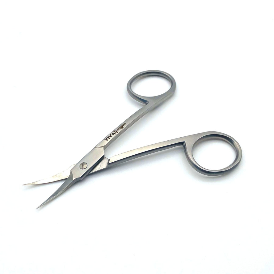 Viva Instruments 9.5cm Double Bent Cuticle Scissors