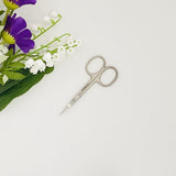 Viva Instruments 9.5cm Fine-Pointed Curved Cuticle Scissors