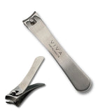 Silver Manicure Nail Tool Kit - 5 Pieces