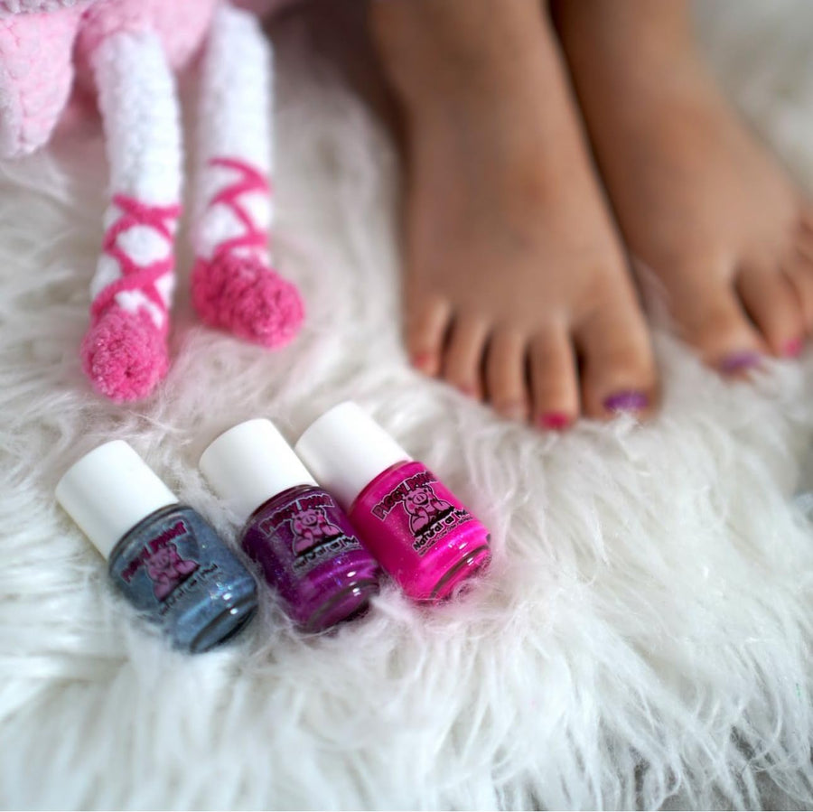 Piggy Paint Sparkle, Sparkle Gift Set – 100% Non-Toxic Kids Nail Polish