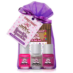 Piggy Paint Sparkle, Sparkle Gift Set – 100% Non-Toxic Kids Nail Polish