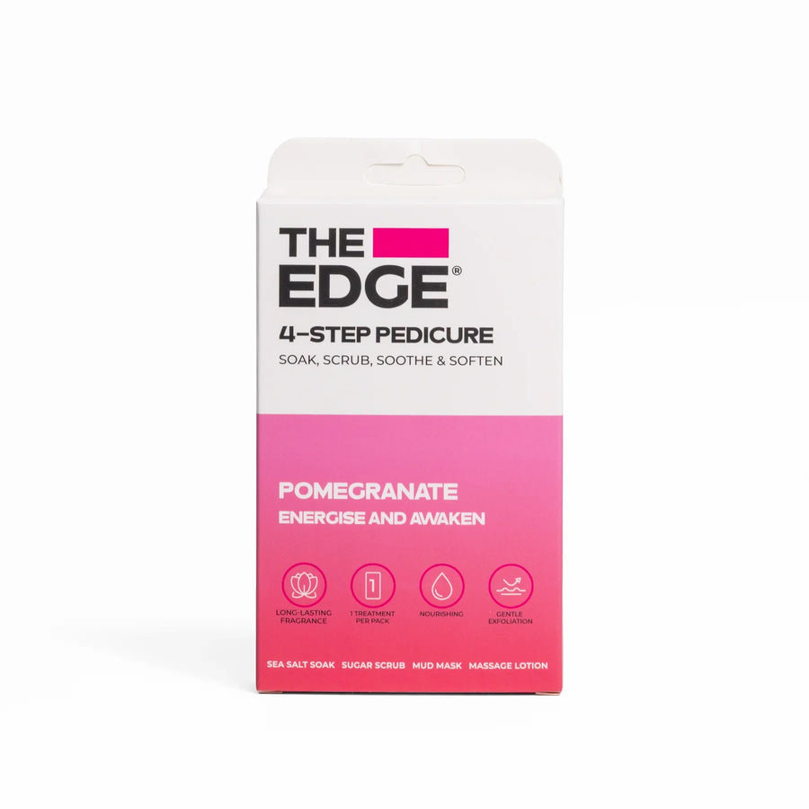 Pomegranate pedicure sugar scrub and mud mask