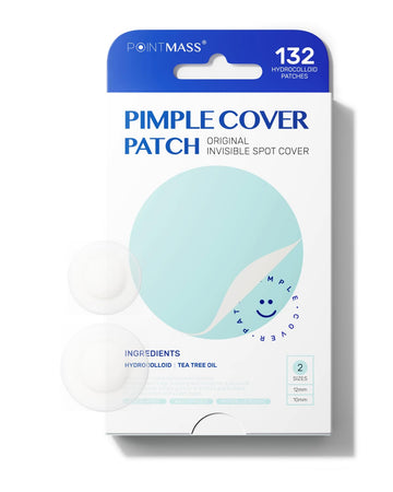 POINTMASS Hydrocolloid Pimple Patches 132 Dots