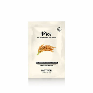 PRETTYSKIN Rice Sheet Mask packet