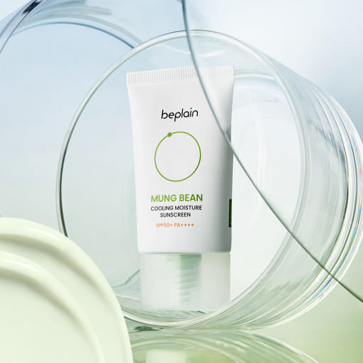 beplain Mung Bean Cooling Moisture Sunscreen SPF50+ 50ml