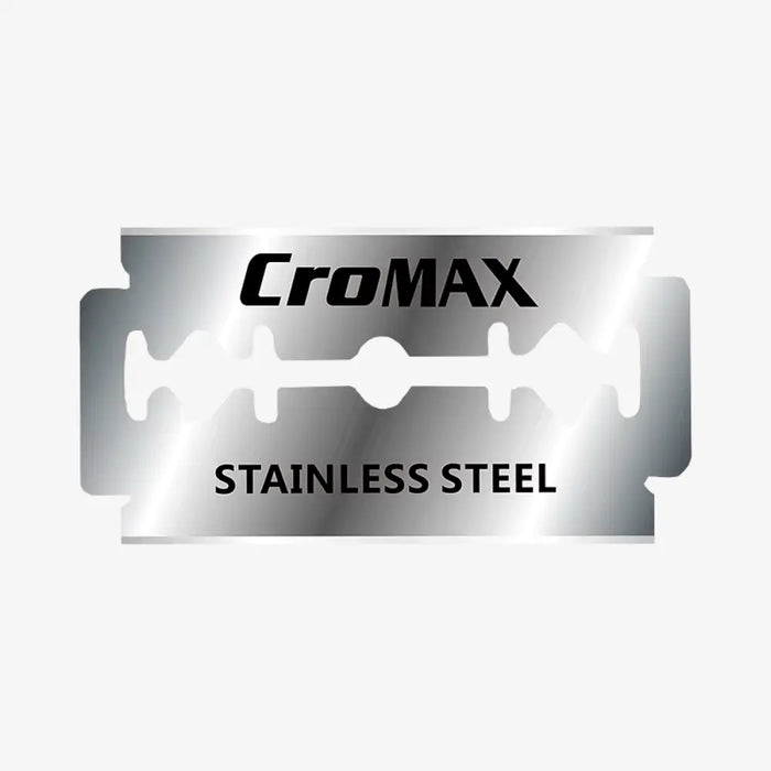 CroMAX Stainless Steel Double Edge Razor Blades – 10 Pack CroMax