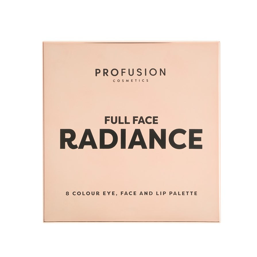 Profusion Full Face Radiance 8 Shade Palette open