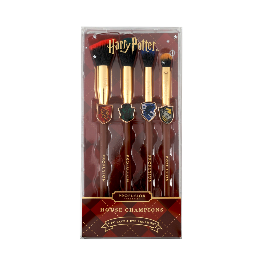 Profusion Harry Potter House Champions brush set charm detail