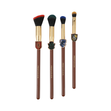Profusion Harry Potter House Champions four-piece brush set
