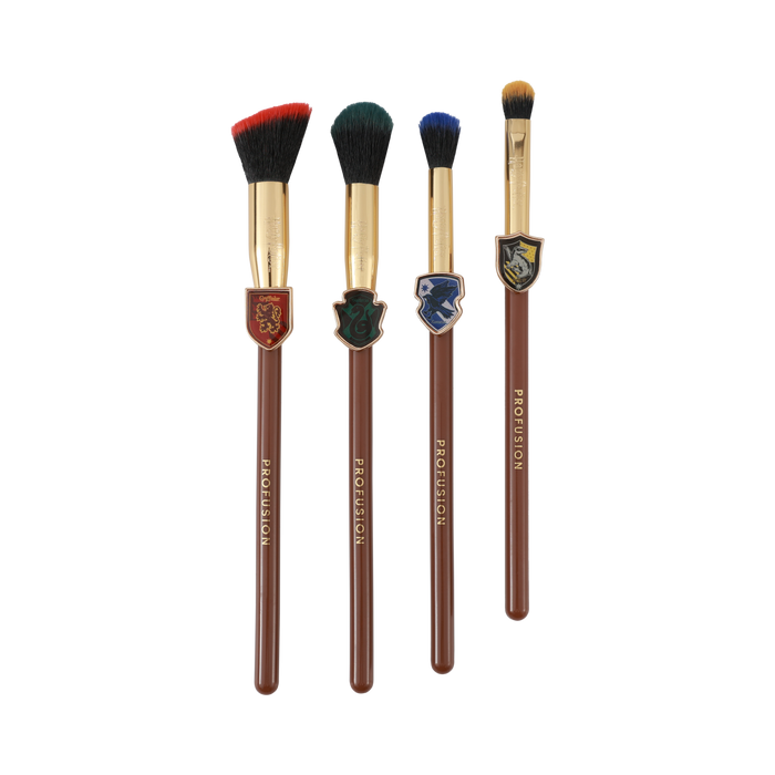 Profusion Harry Potter House Champions four-piece brush set