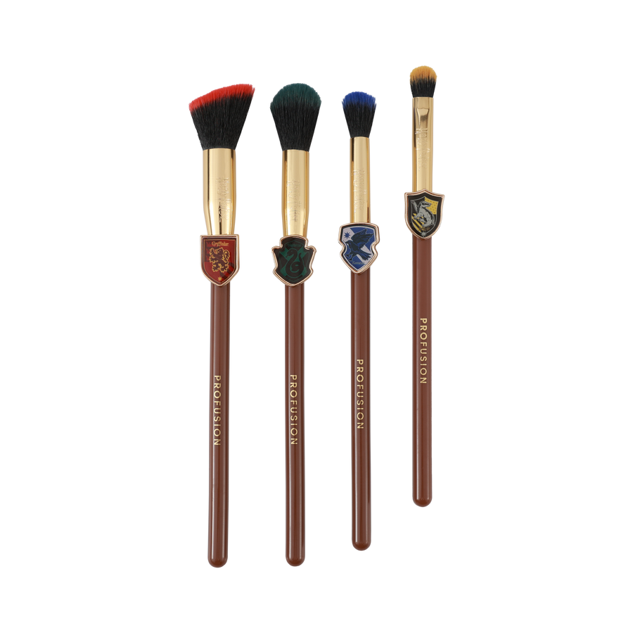 Profusion Harry Potter House Champions four-piece brush set