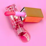 Profusion Juicy Lip Oil Tint Blissful Berry application look