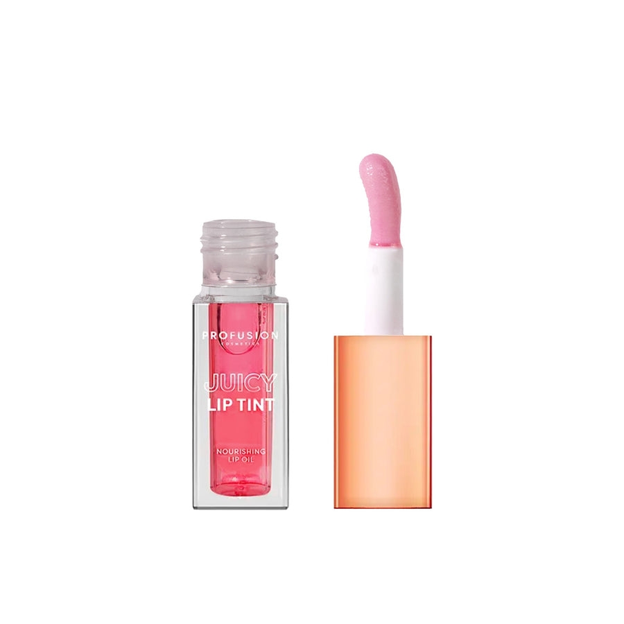 Profusion Juicy Lip Oil Tint Pink Slippers open