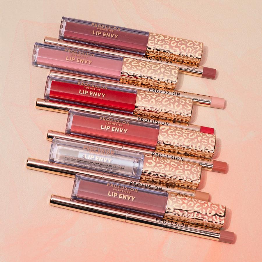 Profusion Lip Envy Pink Aura lip look