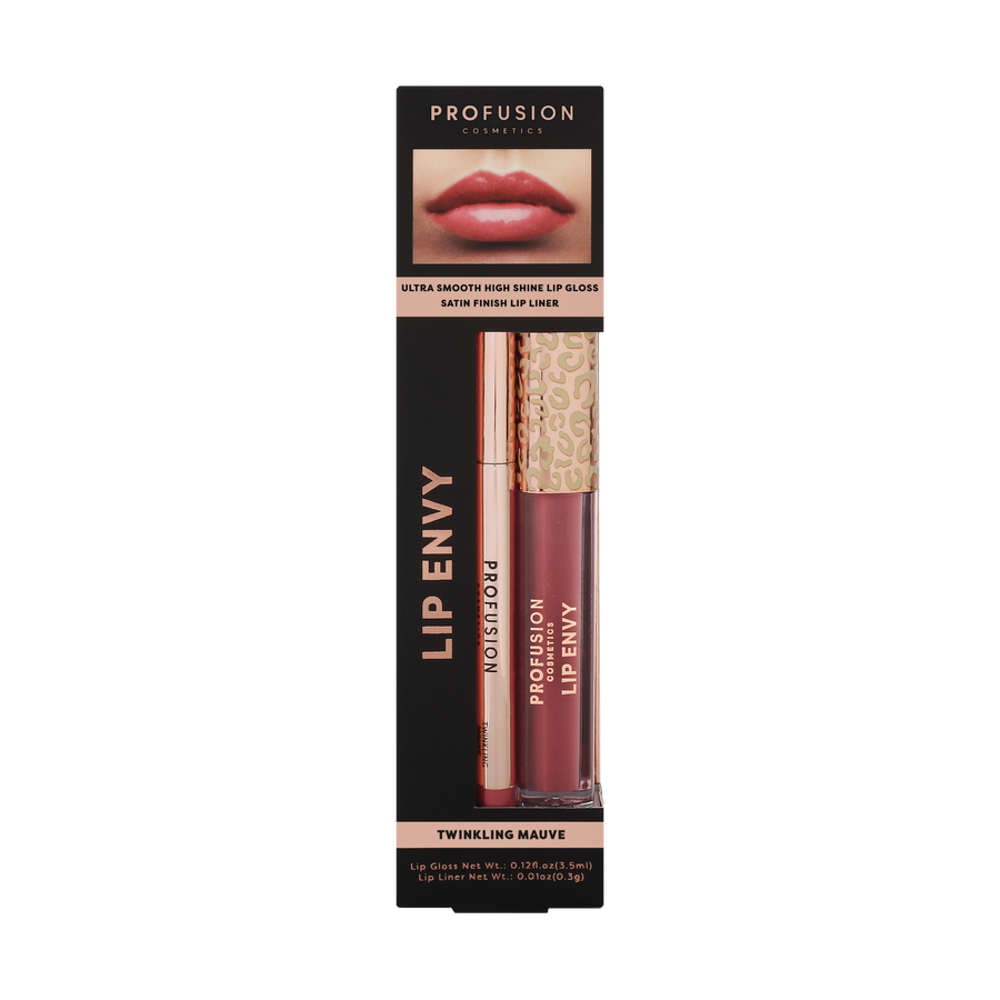 Profusion Lip Envy duo in Twinkling Mauve