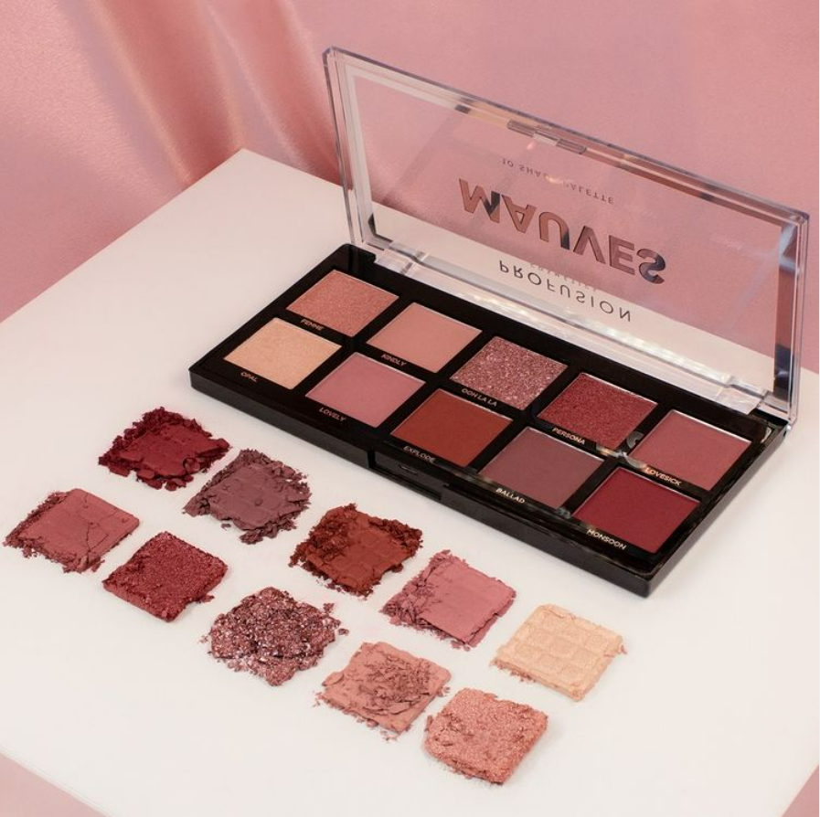 Profusion Mauves 10 Shade Eyeshadow Palette shade detail