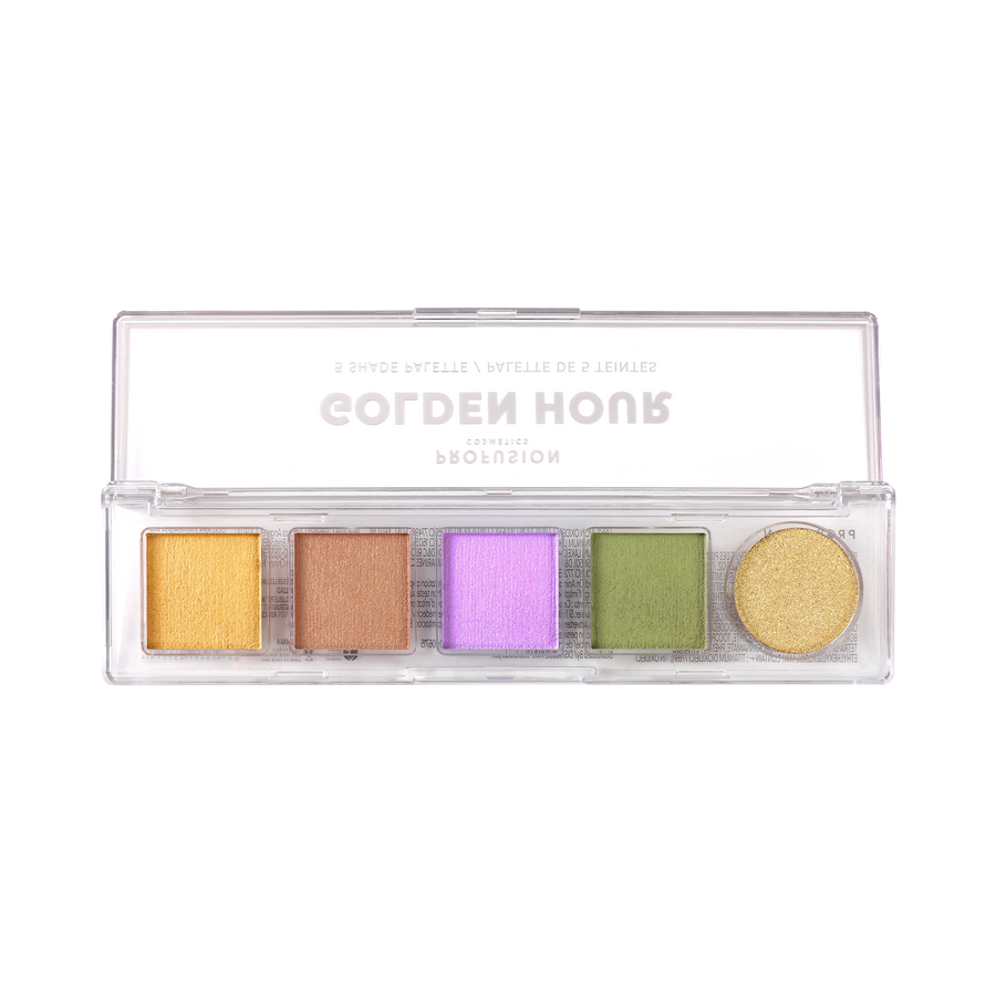 Profusion Mini Essentials Bejeweled 5 Shade Eyeshadow Palette open