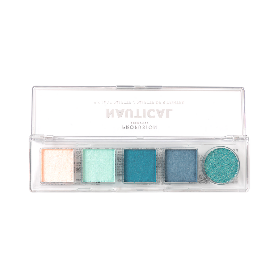 Profusion Mini Essentials Golden Hour 5 Shade Eyeshadow Palette open
