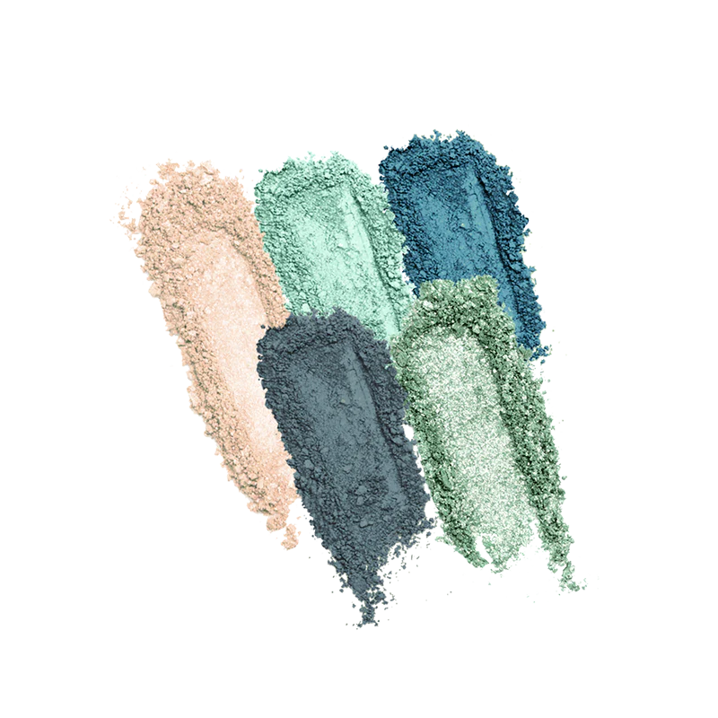 Profusion Mini Essentials Golden Hour eyeshadow shade swatches
