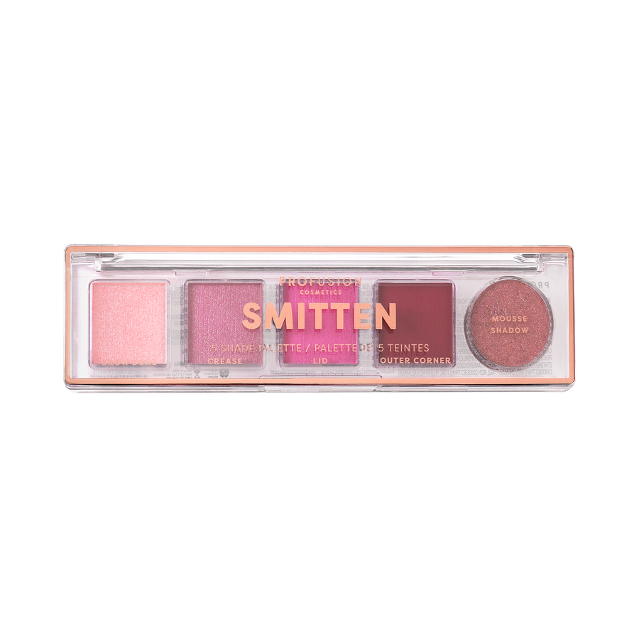 Profusion Mini Essentials Smitten 5 Shade Eyeshadow Palette closed