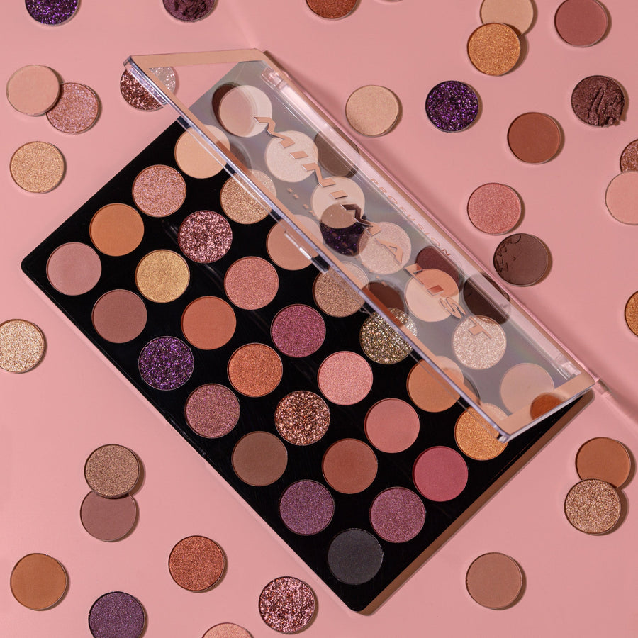 Profusion Minimalist 35 Shade Eyeshadow Palette shades