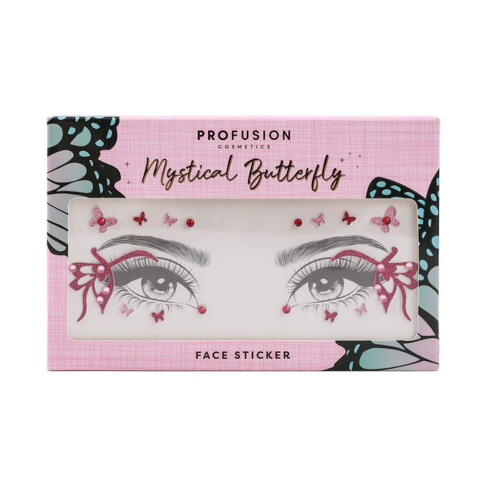 Profusion Mystical Butterfly Face Stickers