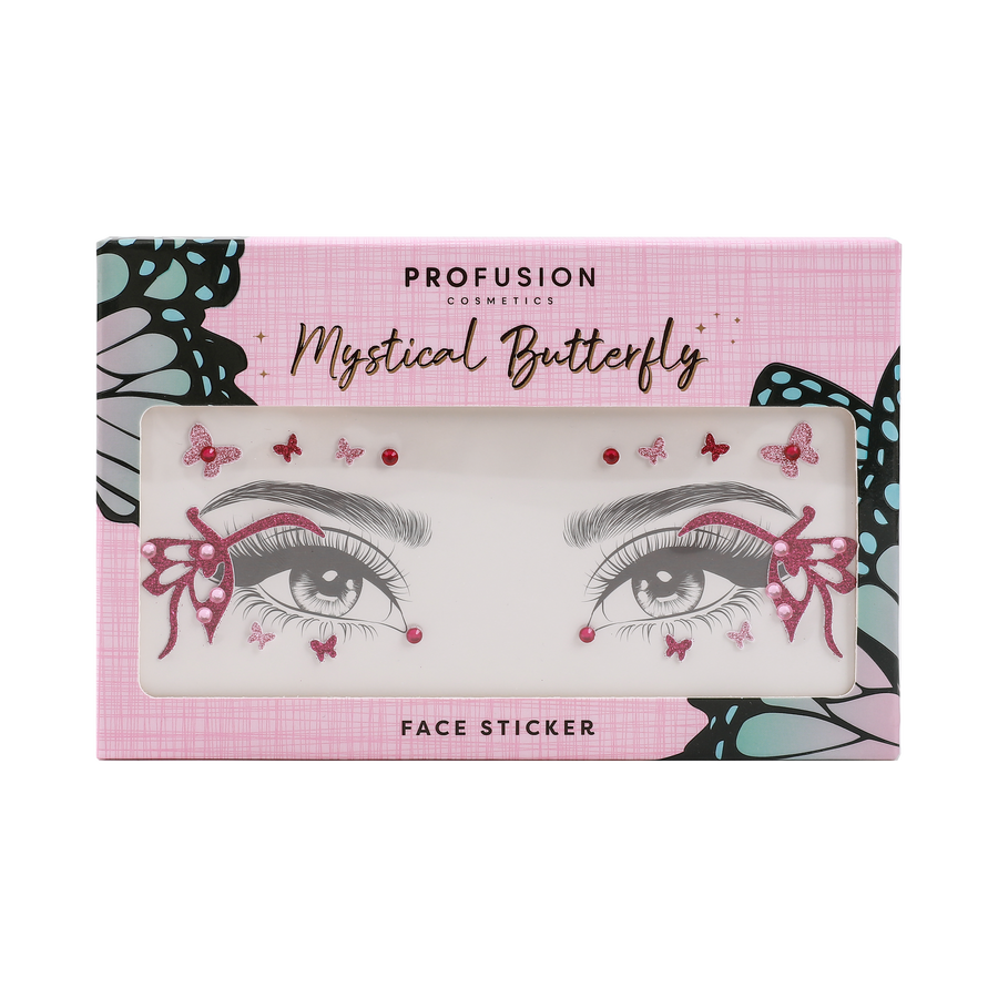 Profusion Mystical Butterfly Face Stickers