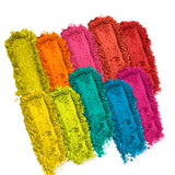 Profusion Neon 10 Shade Eyeshadow Palette shade detail