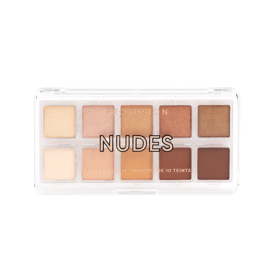 Profusion Nudes 10 Shade Eyeshadow Palette closed