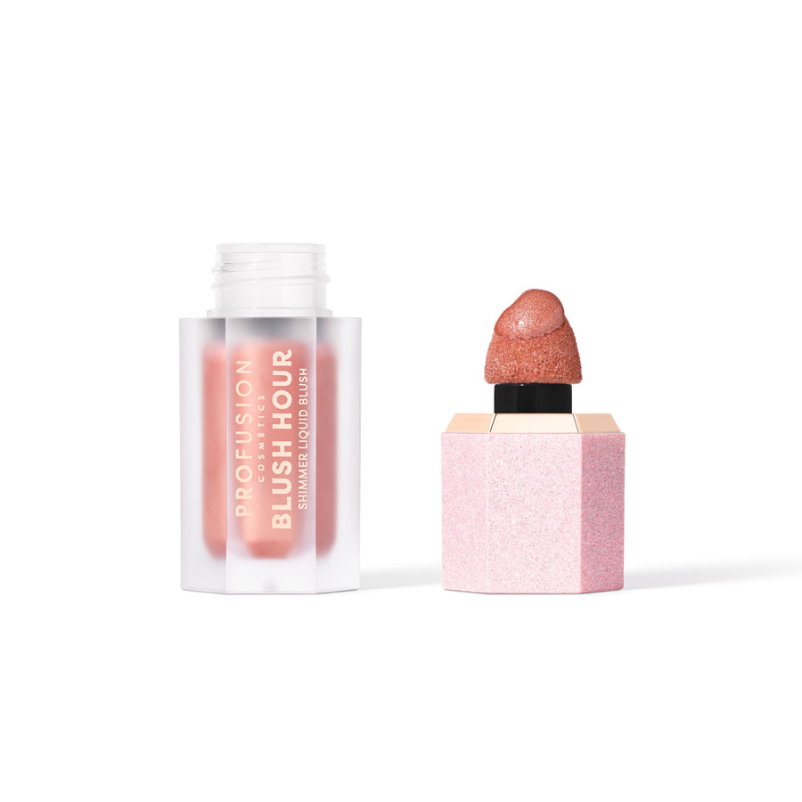 Profusion Shimmer Hour Liquid Blushlighter swatch detail