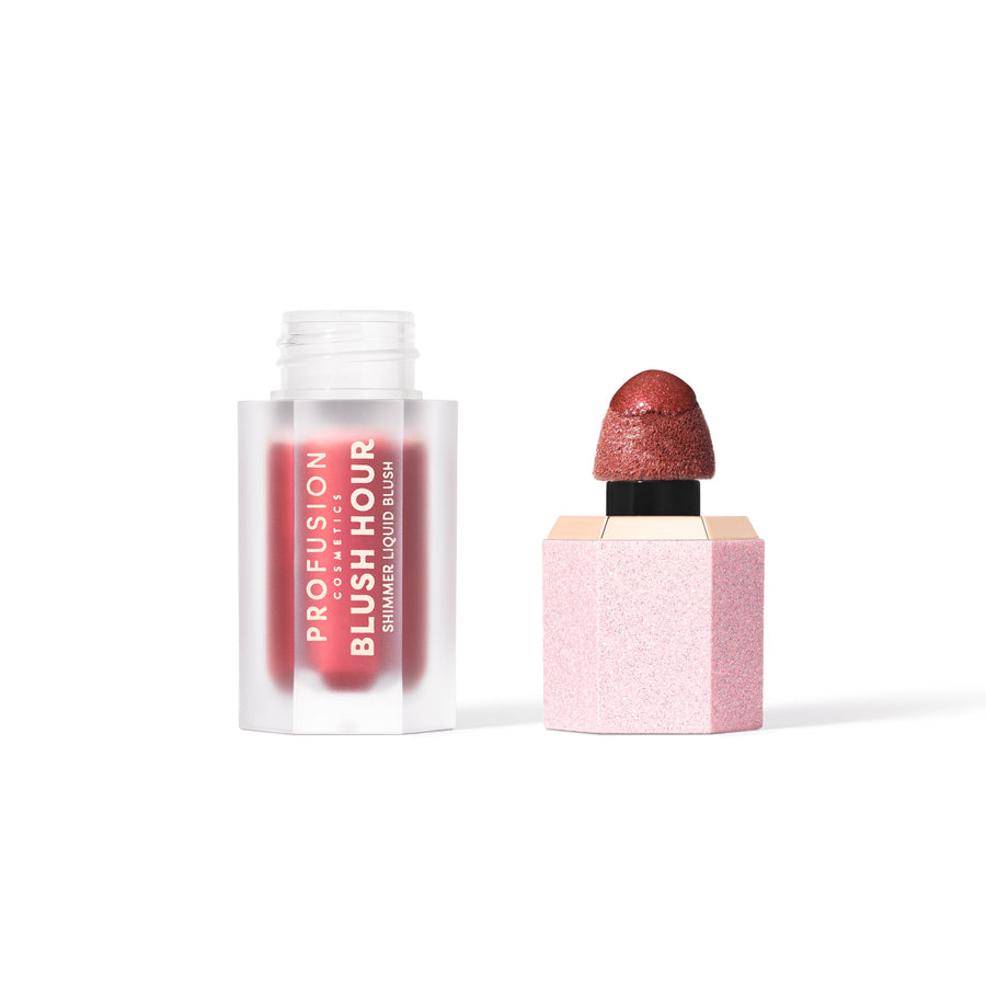 Profusion Shimmer Hour Liquid Blushlighter swatch detail