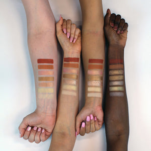 Profusion Siennas eyeshadow palette makeup look