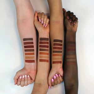 Profusion Siennas eyeshadow palette warm-toned makeup look