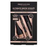 Profusion Ultimate Brow Sculpt kit in Soft Brown